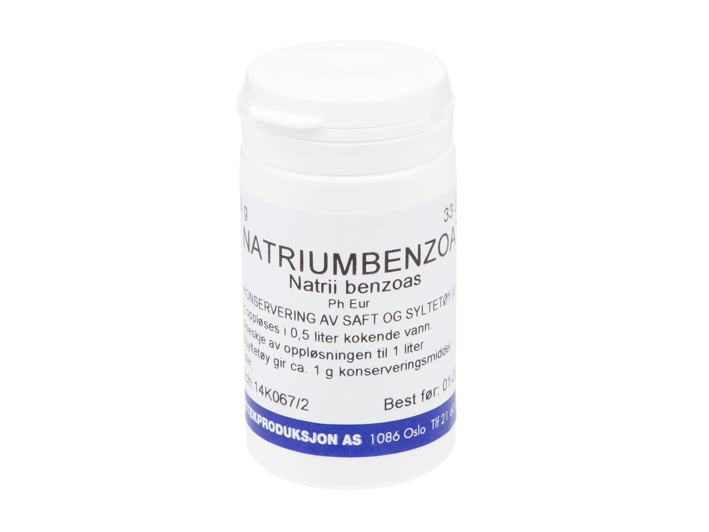 Apro Natriumbenzoat, 40 gram