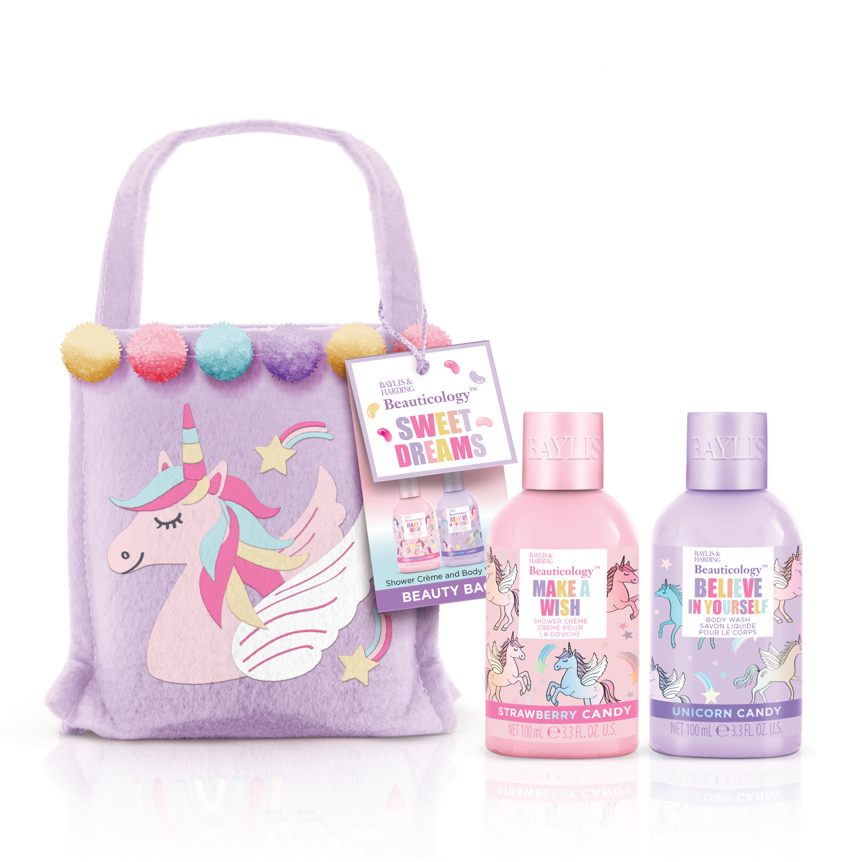 Baylis & Harding Beauticology Unicorn Beauty Bag Gift Set, 1 sett