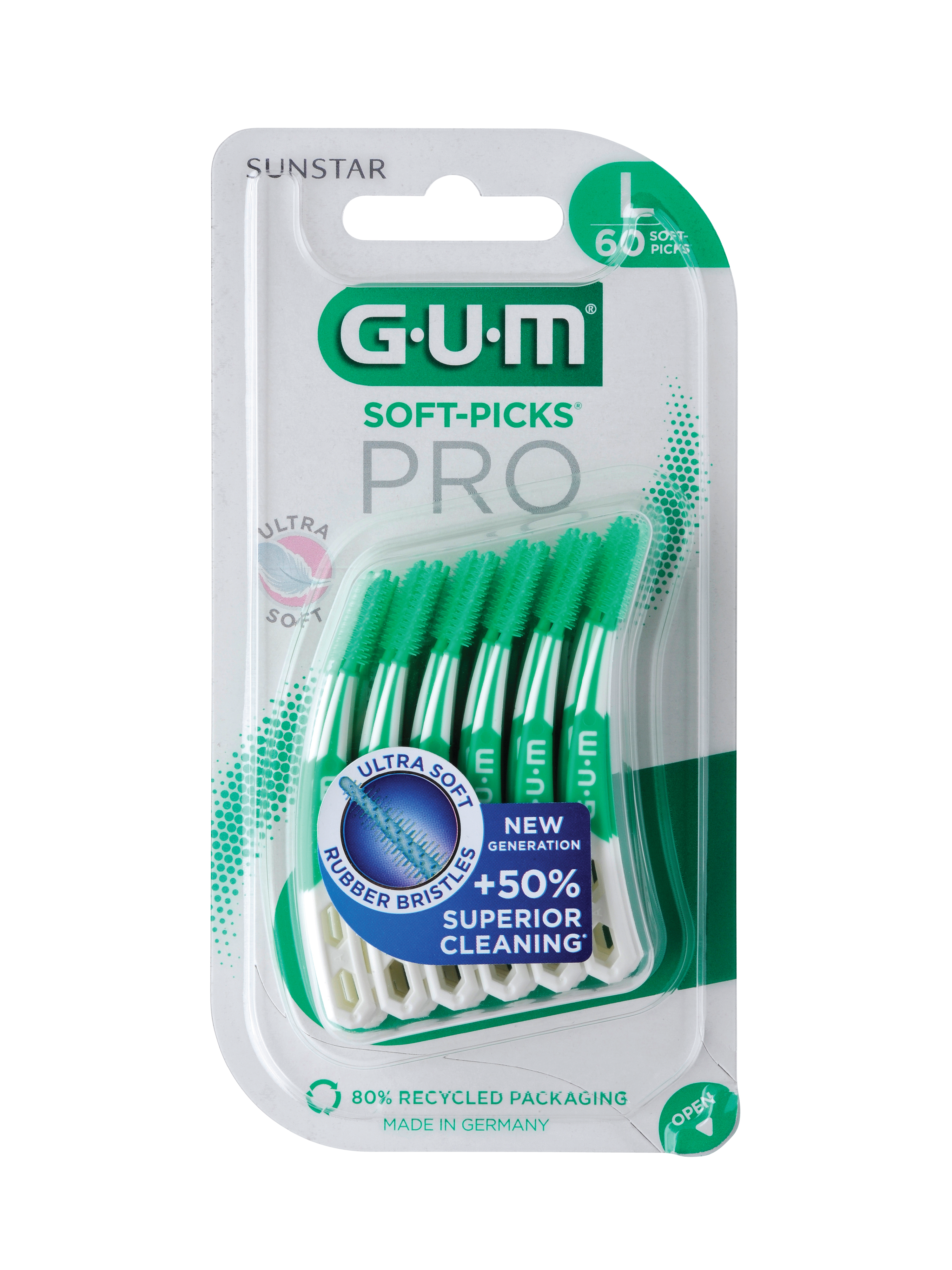 Gum Soft Picks Pro, Large, 60 stk.