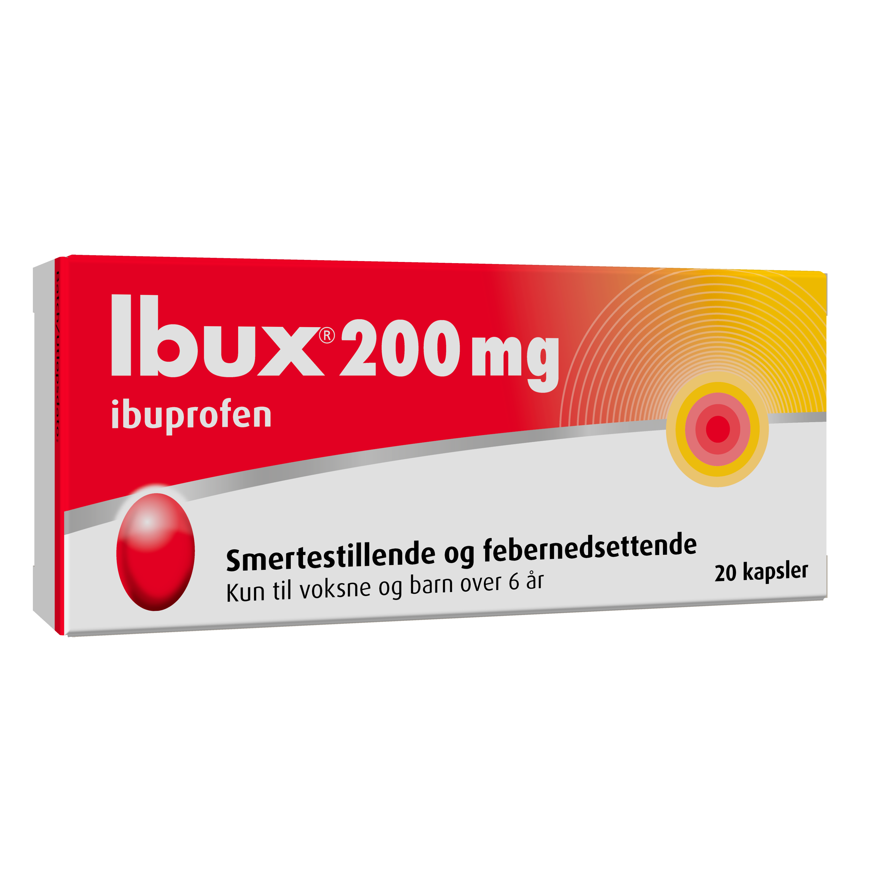 Ibux 200 mg kapsler, 20 stk.