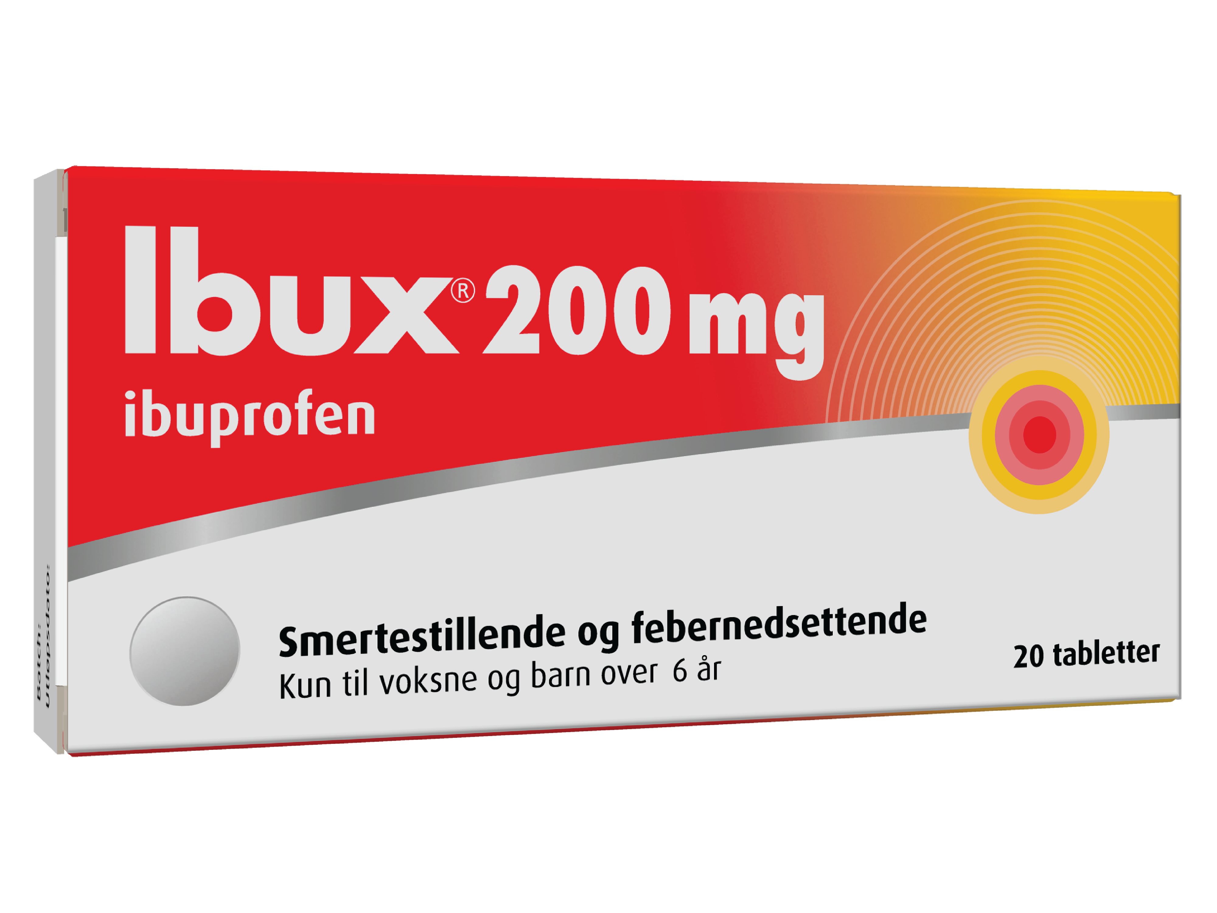 Ibux 200 mg tabletter, 20 stk.