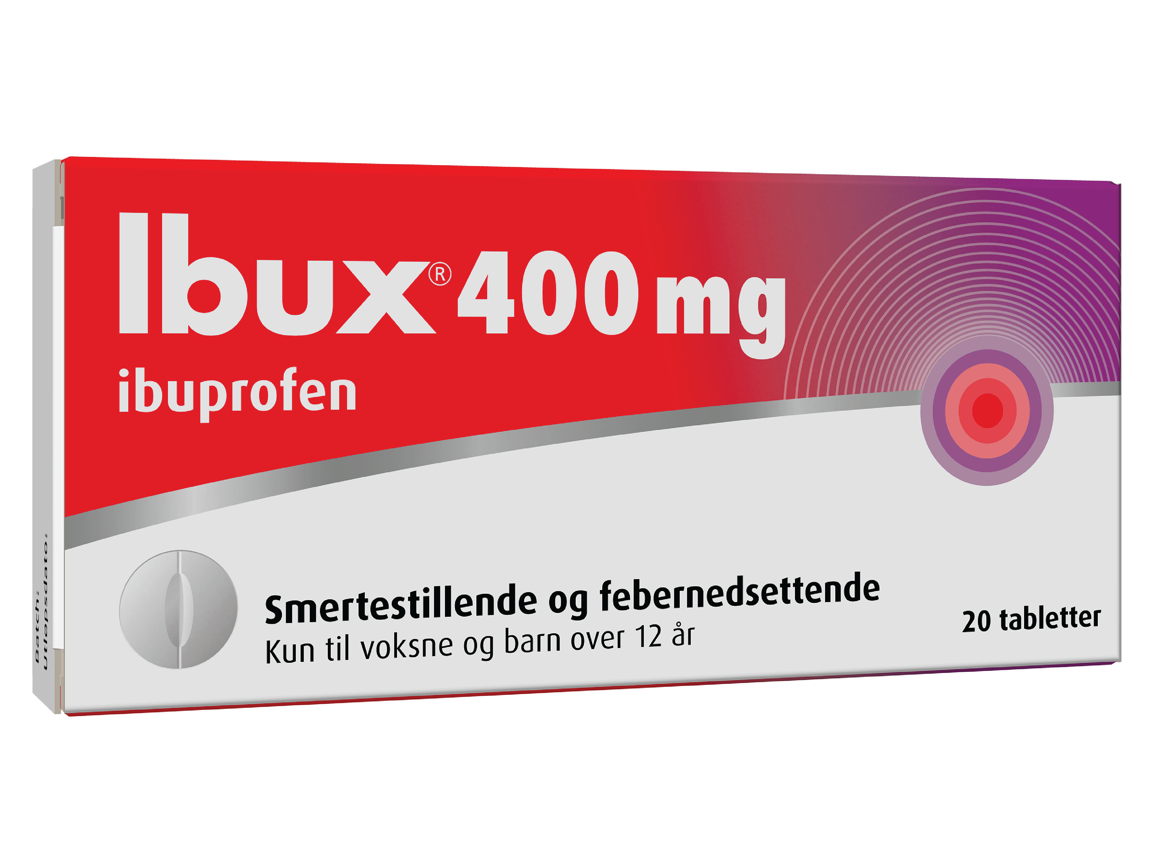 Ibux 400 mg tabletter, 20 stk.