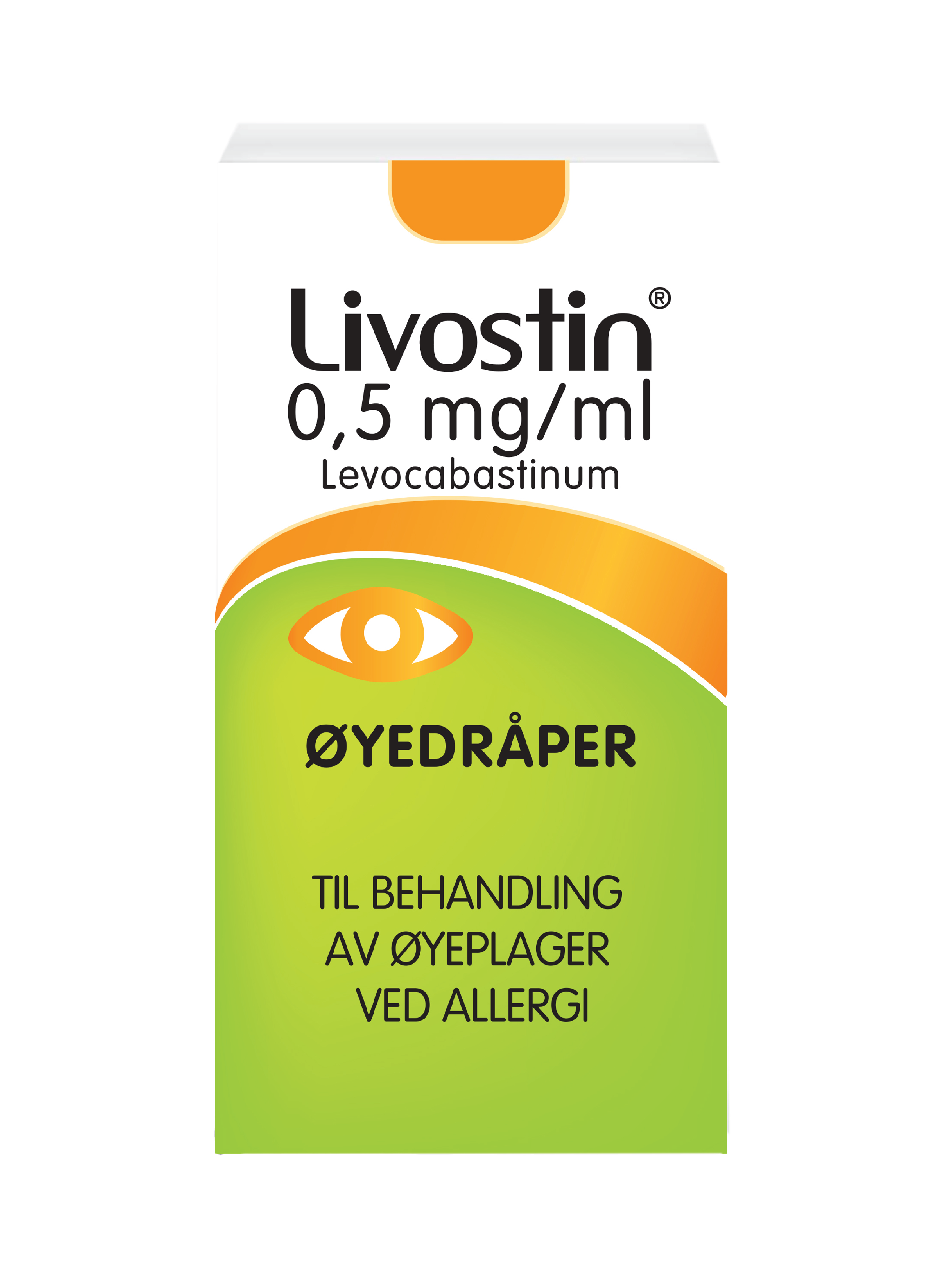 Livostin Øyedråper 0,5 mg/ml, 4 ml.