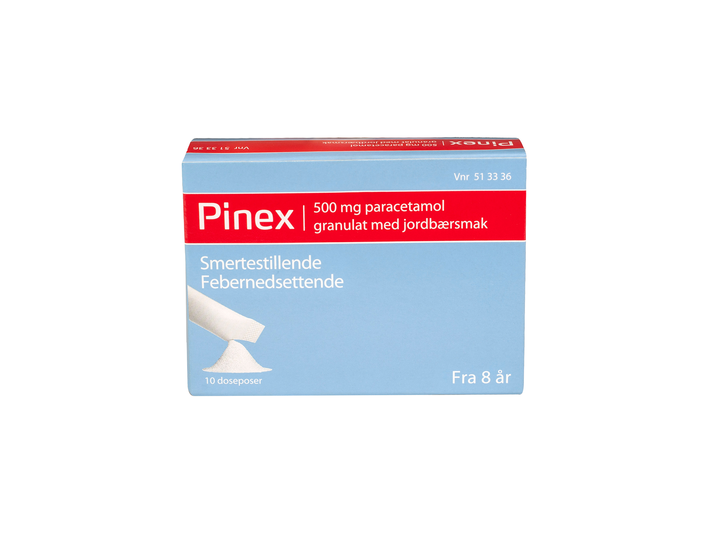 Pinex 500 mg granulat doseposer, 10 stk.