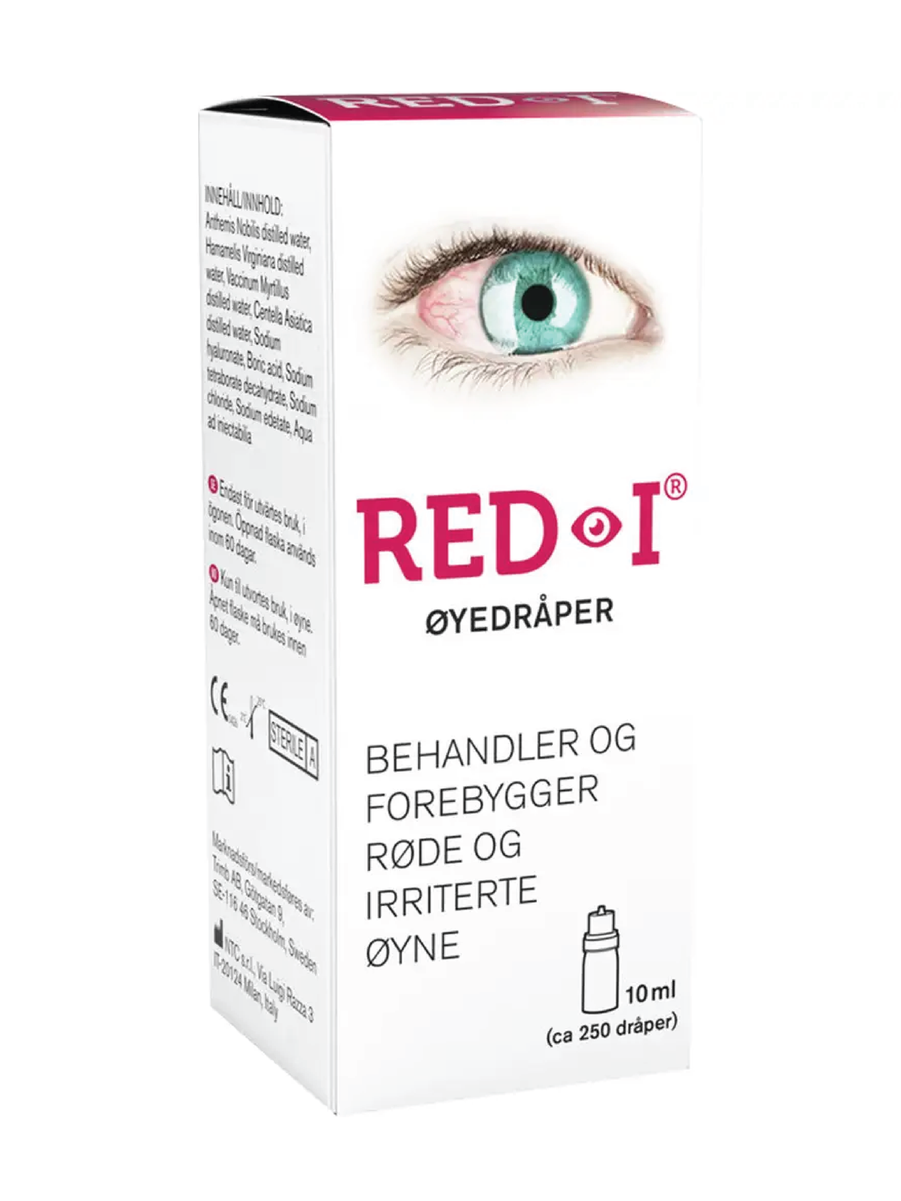 Red-I Øyedråper, 10 ml