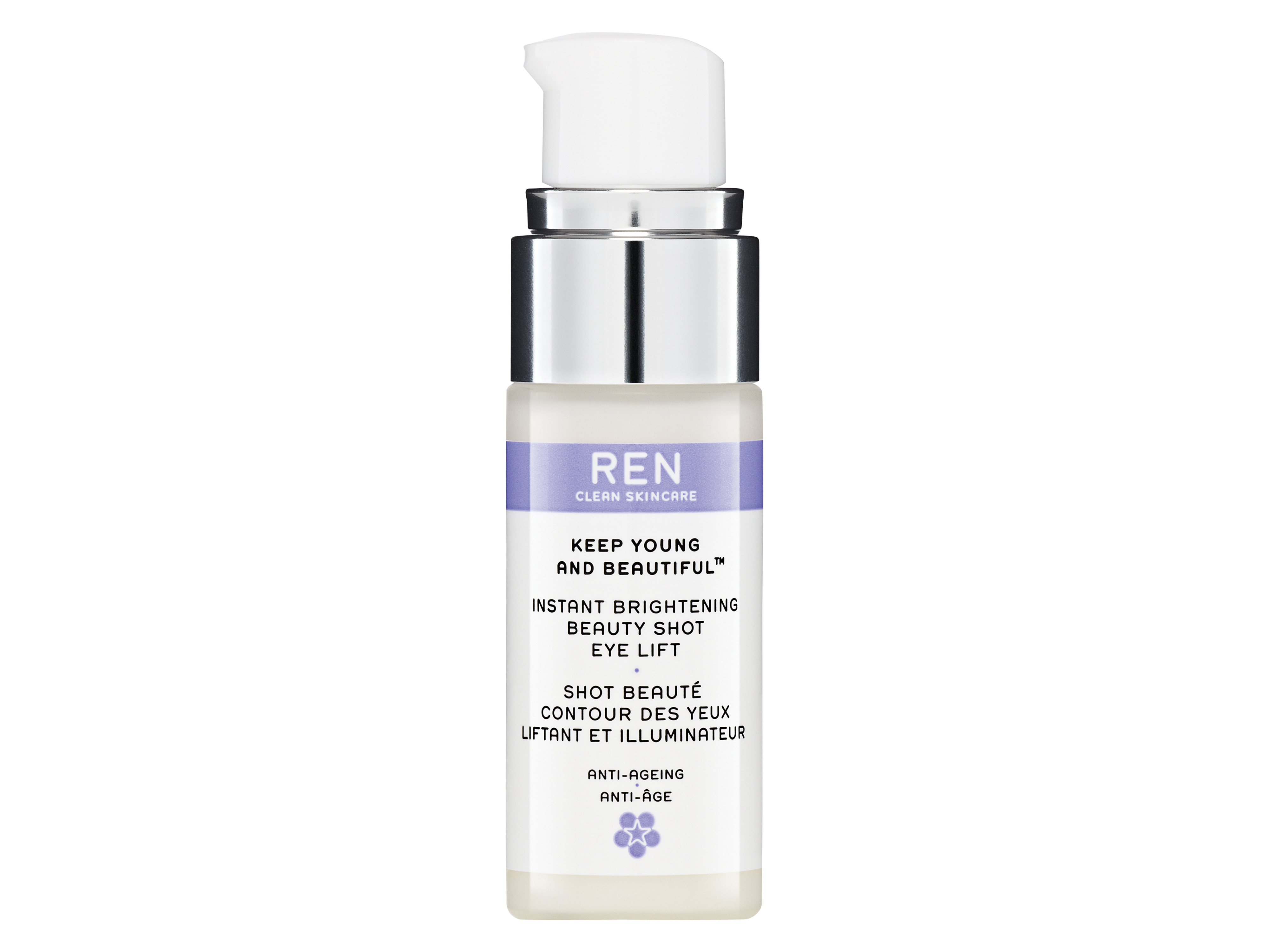 REN REN Keep Young and Beautiful Instant Brightening Beauty Shot Eye Lift, 15 ml