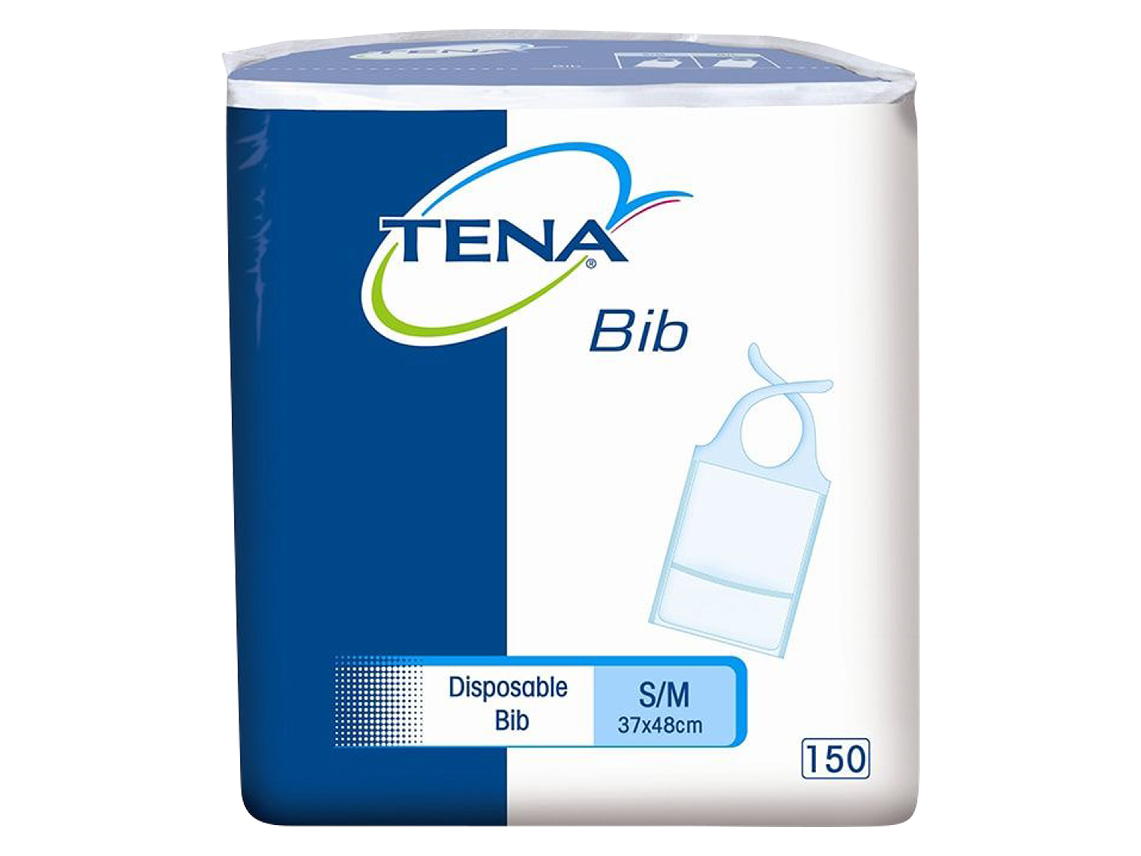 Tena Smekke/bib, Str S/M, 37x48 cm, 150 stk.