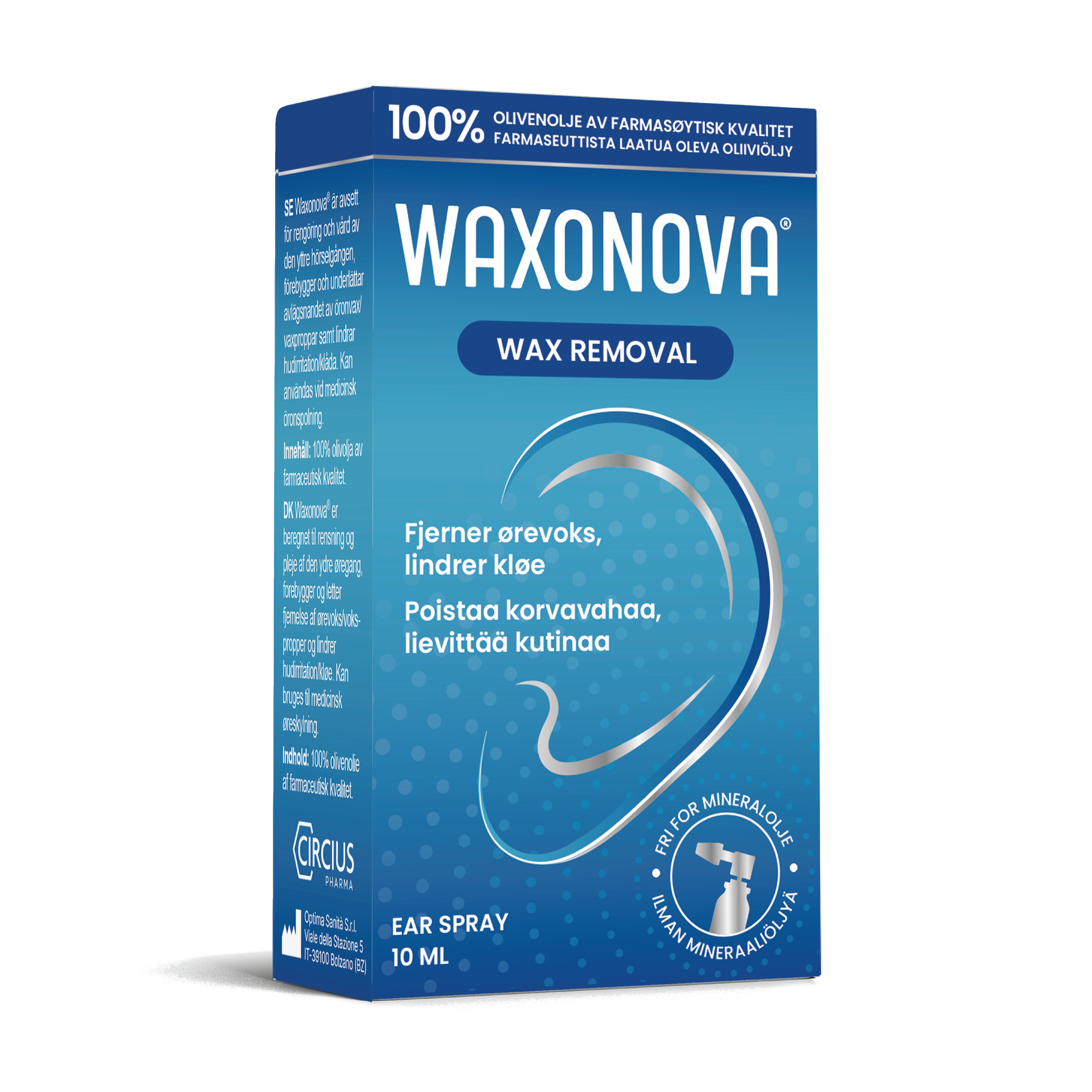 Waxonova Ørespray, 10 ml